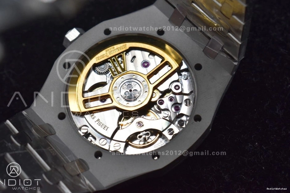 SS Best Oak 445 Edition Bracelet 1:1 A4302 APSF Clone SS Blue Super Lightweight 15500 Dial 41mm Textured Royal on 0116